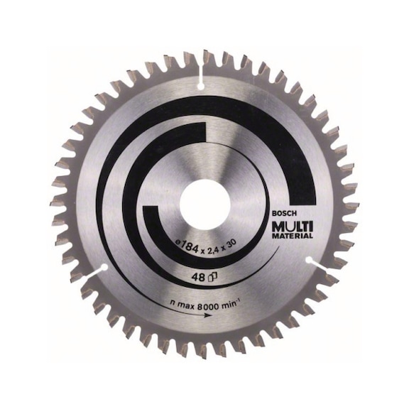 BOSCH Circular saw blade Multi Material 184 x 30 x 2.4 mm 48 2608640506 - Circular saw blade (machines)