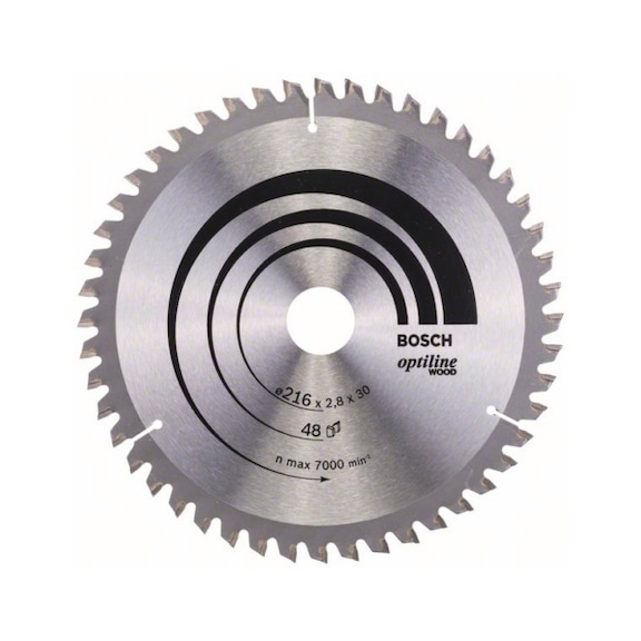 BOSCH Kreissägeblatt Optiline Wood Kapp-/Gehrungssägen216x30x2,8mm 48 2608640641 - Kreissägeblatt (-Maschinen)