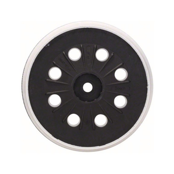 BOSCH Backing pad 125 mm medium hard 2608601607 - Adhesive backing pad
