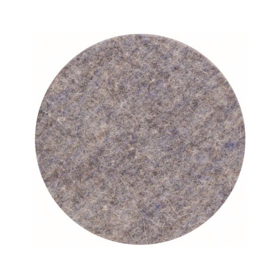 BOSCH Polishing felt for random orbital sander soft Velcro 128 mm 1-pack 2608613009 - Abrasives, grinding tools (other)