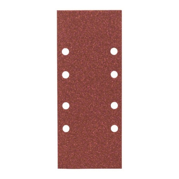 BOSCH Sanding sheet set 8 holes 93x230mm K 80 25-pack 2607017099 - Abrasive tool made of abrasive on backing