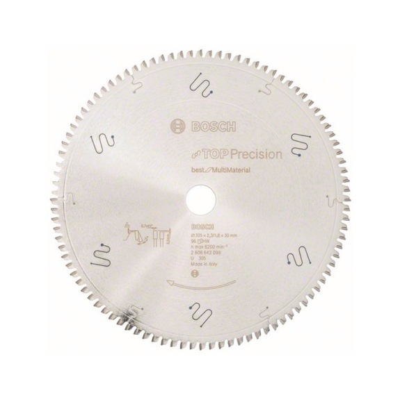 BOSCH Circular saw blade Top Precision 305x30x2.3 mm 96 2608642099 - Circular saw blade (machines)
