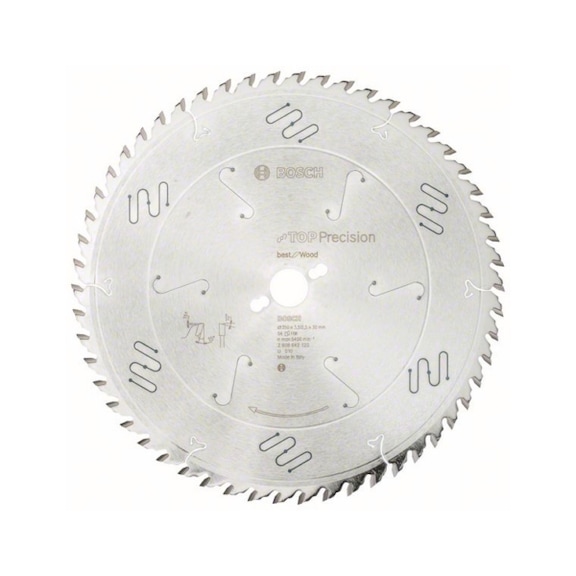 BOSCH Kreissägeblatt Top Precision Best for Wood 350 x 30 x 3,5 mm 54 2608642120 - Kreissägeblatt (-Maschinen)