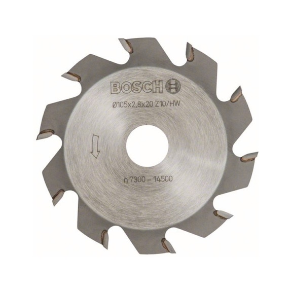 BOSCH Blattschneider 10 20&nbsp;mm 2,8&nbsp;mm 3608641001 - Fräser mit Schaft und nichtlösbaren Schneiden (Sonstige)