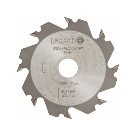 BOSCH Leaf cutter 8 20 mm 4 mm 3608641008 - Milling cutter with shank and non-detachable cutting edges (other)