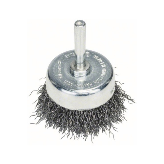 BOSCH Cup brush 50 x 0.3 mm crimped steel wire 2608622006 - Cup brush