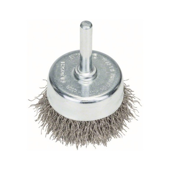 BOSCH Cup brush 50 x 0.3 mm crimped stainless steel wire 2608622117 - Cup brush
