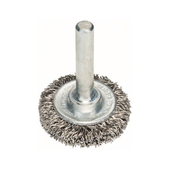 BOSCH disk brush 30 x 0.3 mm crimped stainless steel wire 2608622119 - Disk brush