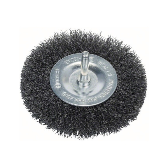 BOSCH disk brush 100 x 0.2 mm crimped steel wire 1609200274 - Disk brush
