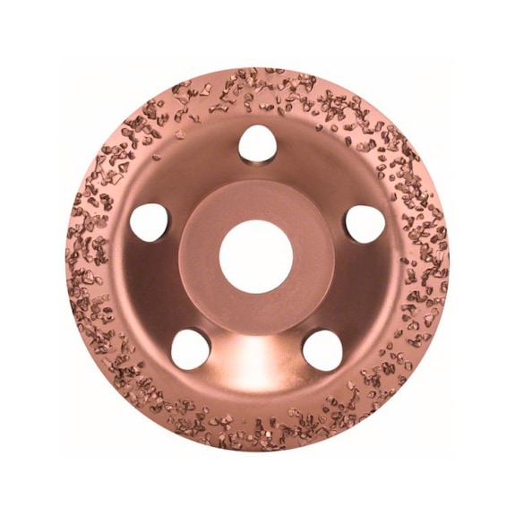 BOSCH carbide cup wheels 115 mm coarse wheel shape angled 2608600178 - Abrasive made of bonded abrasive with bore or thread