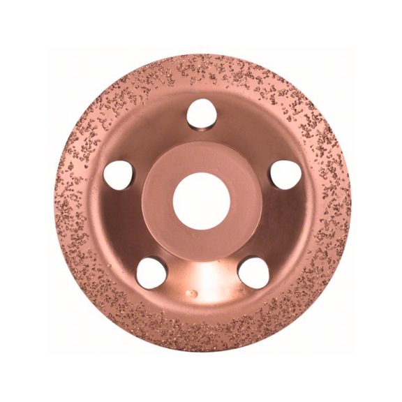 BOSCH Carbide-Schleifk&ouml;pfe 115mm fein Scheibenform schr&auml;g 2608600180 - Schleifmittel aus gebundenem Schleifmittel mit Bohrung oder Gewinde