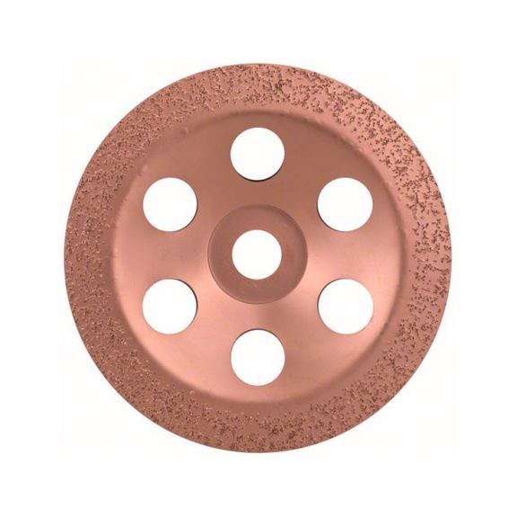 BOSCH Carbide grinding heads 180mm fine wheel shape flat 2608600362 - Abrasive made of bonded abrasive with bore or thread