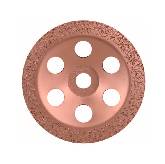 BOSCH Carbide-Schleifköpfe 180mm mittel Scheibenform flach 2608600363 - Schleifmittel aus gebundenem Schleifmittel mit Bohrung oder Gewinde