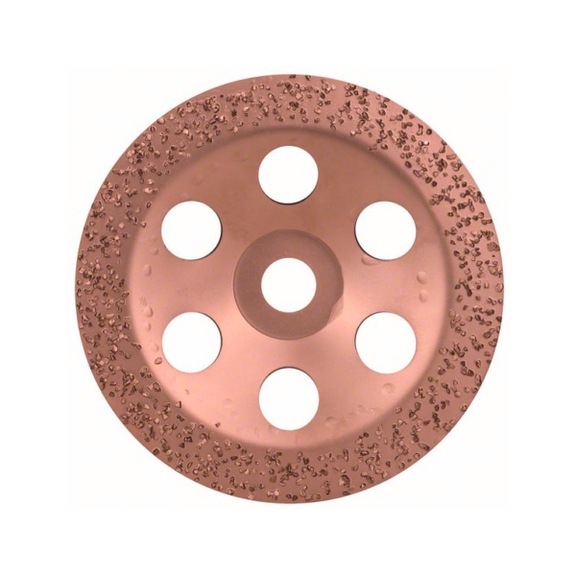 BOSCH Carbide-Schleifköpfe 180mm grob Scheibenform flach 2608600364 - Schleifmittel aus gebundenem Schleifmittel mit Bohrung oder Gewinde