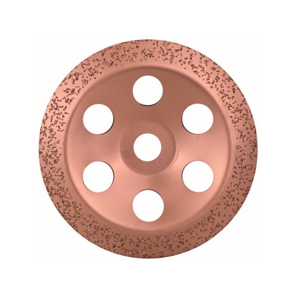 BOSCH Carbide-Schleifköpfe 180 mm Scheibenform schräg 2608600366 - Schleifmittel aus gebundenem Schleifmittel mit Bohrung oder Gewinde