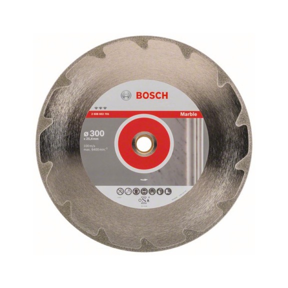 BOSCH Diamond cutting blade Best for Marble 300 x 25.40 x 2.6 x 5 mm 2608602701 - Diamond cutting disk