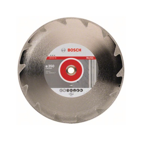BOSCH Diamond cutting blade Best for Marble 350 x 25.40 x 2.6 x 5 mm 2608602702 - Diamond cutting disk