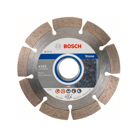 BOSCH Diamond cutting blade Standard Stone 115x22,23x1,6x10mm 10-pack 2608603235 - Diamond cutting disk