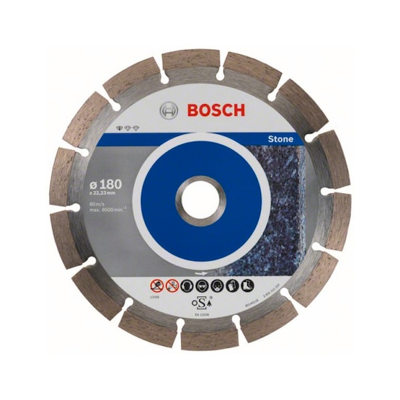 BOSCH Diamond cutting blade Standard Stone 180x22,23x2x10 mm 10-pack 2608603237 - Diamond cutting disk