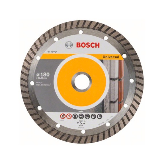 BOSCH Diamond cutting blade Turbo 180x22.23x2.5x10 mm 10-pack 2608603251 - Diamond cutting disk