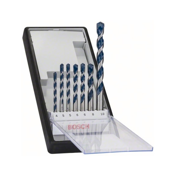 BOSCH 7-piece CYL-5 Concrete Drill Bit Set Robust Line 4-10 mm 2608588167 - Impact drill set