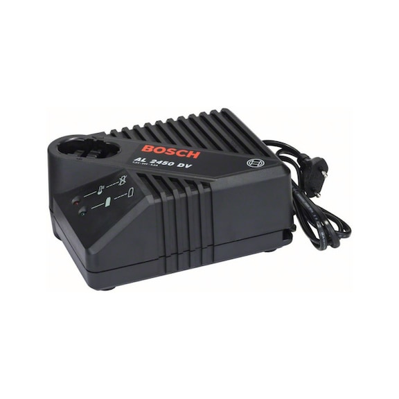 BOSCH Schnellladegerät AL 2450 DV NiCd / NiMH 5 A 230 V EU 2607225028 - Akku-Ladegerät (Elektrowerkzeug)