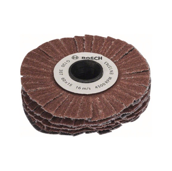 BOSCH Flexible sanding drum 15 mm K 120 1600A00155 - Abrasive tool made of abrasive on backing