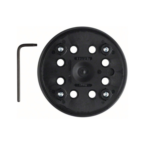BOSCH Sanding disc medium 125 mm 8 for PEX 270 A PEX 270 AE 2608601169 - Adhesive backing pad