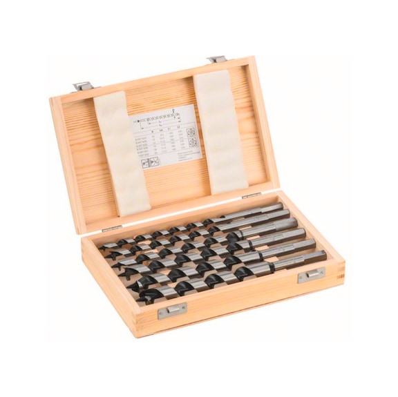 BOSCH 6-piece wood auger bit set 10-20 mm 2607019322 - Drill set (cutting tool with defined cutting edges)