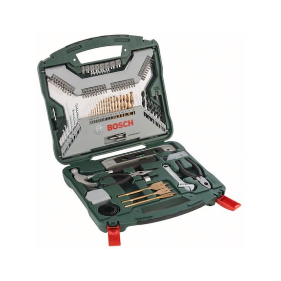 BOSCH X-Line TiN-coated set 103-pieces 2607019331 - Hand tool assortment, hand tool set