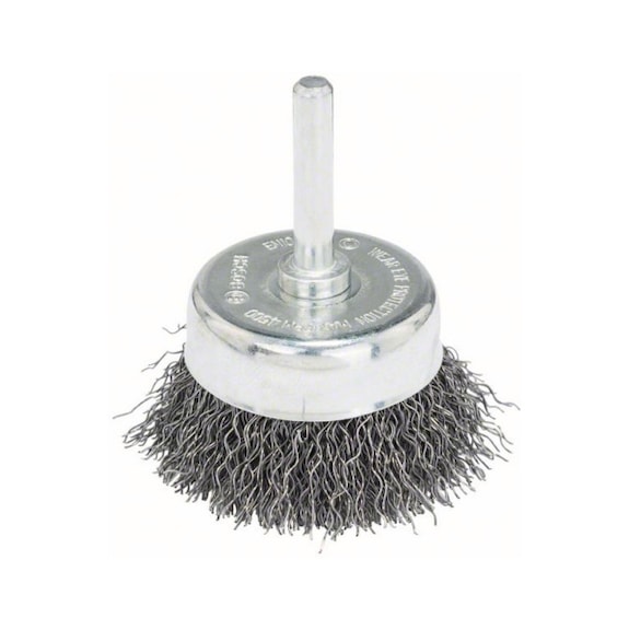 BOSCH Cup brush crimped wire 50 x 6 mm 2607017124 - Cup brush