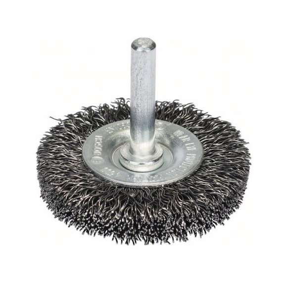 BOSCH Disk brush, crimped 75 mm 10 mm 2607017120 - Round brush