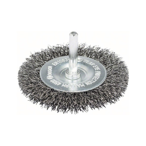 BOSCH Disk brush, crimped 50 mm 12 mm 2607017121 - Round brush