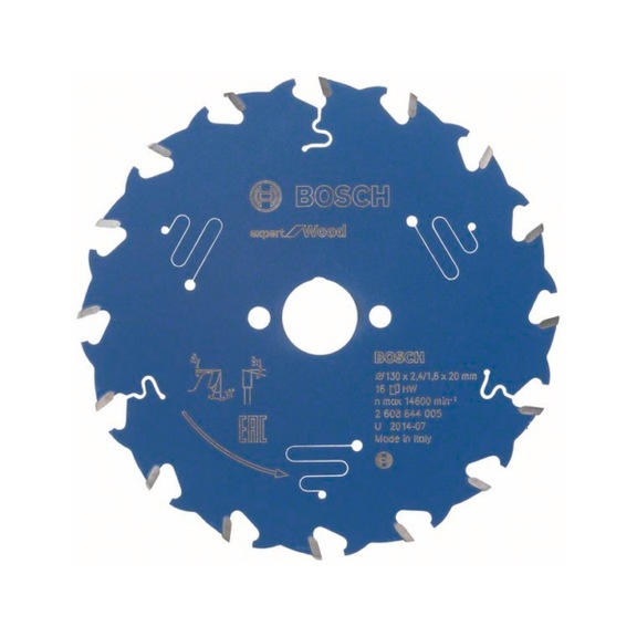 BOSCH Kreissägeblatt Expert for Wood 130 x 20 x 2,4 mm 16 2608644005 - Kreissägeblatt (-Maschinen)