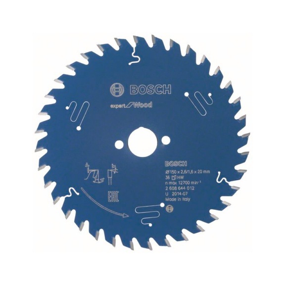 BOSCH Kreissägeblatt Expert for Wood 150 x 20 x 2,6 mm 36 2608644012 - Kreissägeblatt (-Maschinen)
