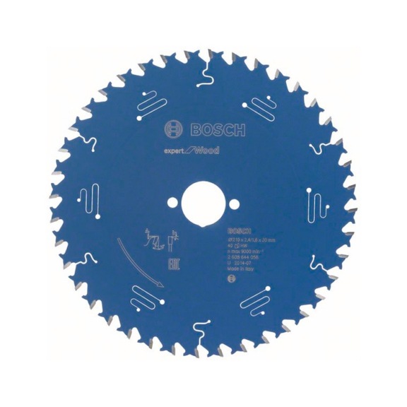 BOSCH Circular saw blade Expert for Wood 210 x 30 x 2.4 mm 40 2608644056 - Circular saw blade (machines)