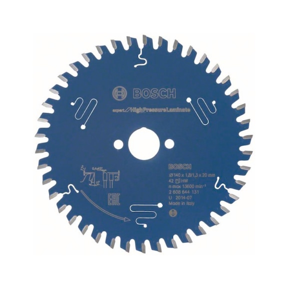 BOSCH Circular Saw Blade Expert High Pressure Laminate 140x20x1,8mm 42 2608644131 - Circular saw blade (machines)