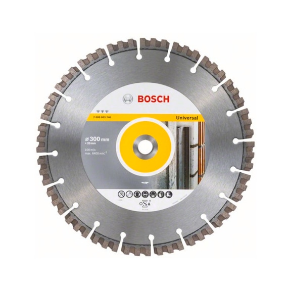 BOSCH Diamond cutting blade Best for Universal 300x20.00x2.8x15 mm 2608603746 - Diamond cutting disk