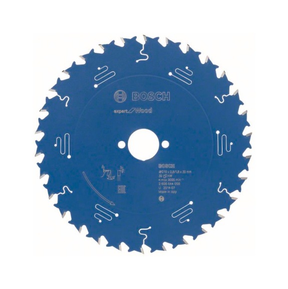 BOSCH Circular saw blade Expert for Wood 210 x 30 x 2.8 mm 30 2608644058 - Circular saw blade (machines)