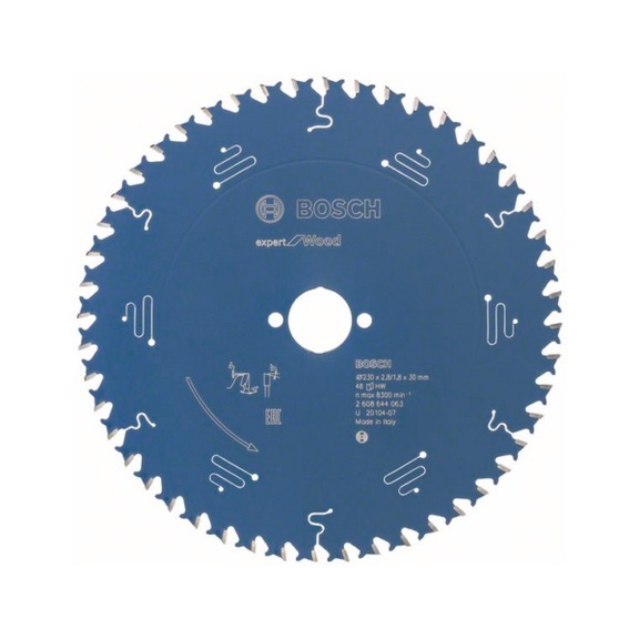 BOSCH Circular saw blade Expert for Wood 230 x 30 x 2.8 mm 48 2608644063 - Circular saw blade (machines)
