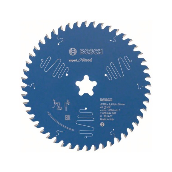 BOSCH Circular saw blade Expert for Wood 190 x 2.4 mm 48 2608644087 - Circular saw blade (machines)