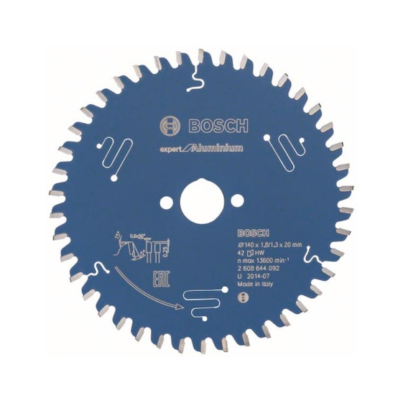 BOSCH Circular saw blade Expert for Aluminum 140 x 20 x 1.8 mm 42 2608644092 - Circular saw blade (machines)