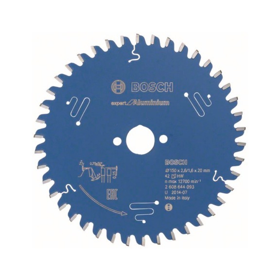 BOSCH Circular saw blade Expert for Aluminum 150 x 20 x 2.6 mm 42 2608644093 - Circular saw blade (machines)