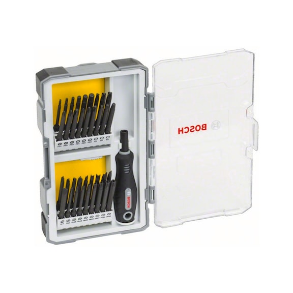 BOSCH 37-piece set w screwdriver bits and handle 2607017320 - Hand tool assortment, hand tool set