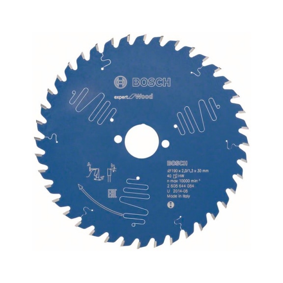 BOSCH Kreissägeblatt Expert for Wood 190 x 30 x 2,0 mm 40 2608644084 - Kreissägeblatt (-Maschinen)