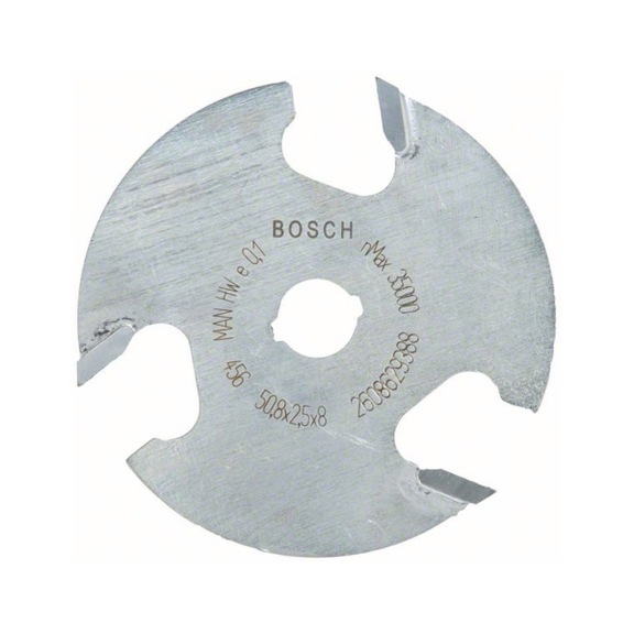 BOSCH Scheibennutfräser Wood 8&nbsp;mm D1 50,8&nbsp;mm L 2,5&nbsp;mm G 8&nbsp;mm 2608629388 - Schlitz-, T-Nutfräser (nicht lösbare Schneiden)
