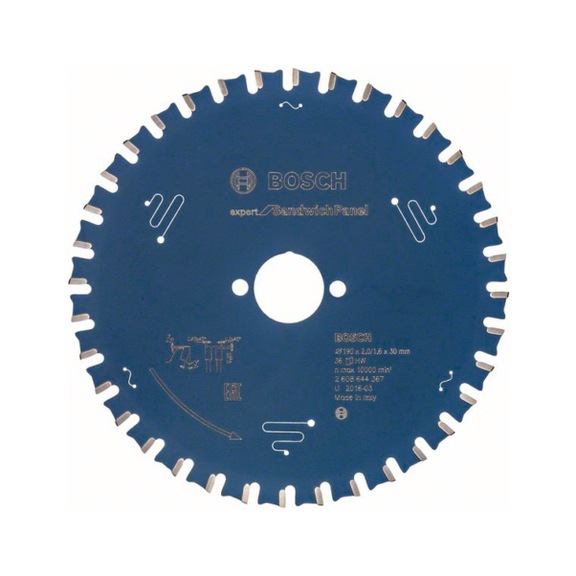 BOSCH Circular saw blade Expert for Sandwich Panel 190 x 30 x 2.0 mm 36 2608644367 - Circular saw blade (machines)