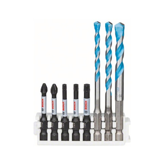 BOSCH Hex-9 5/6/8 mm Impact Power Bit 50 mm PH2 PZ2 T20/25/30 2608577144 - Hand tool assortment, hand tool set