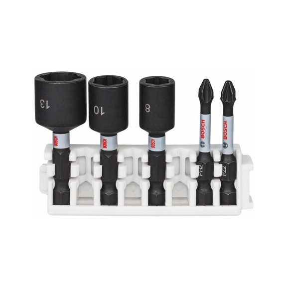 BOSCH Impact Control screwdriver bit and socket wrench pack 5-piece 2608522350 - Screwdriver bit (assortment)