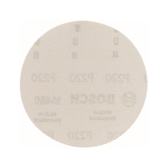 BOSCH Sanding Sheet M480 Net for Wood and Paint 115mm 220 5-pack 2608621140 - Abrasive tool made of abrasive on backing